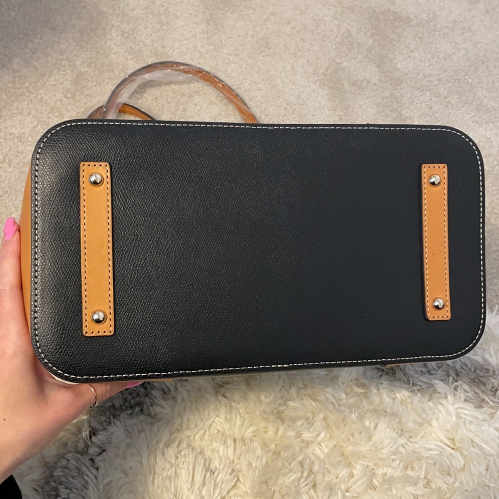 Dooney & Burke Dover Tote bag black and cognac - Picture 9 of 11